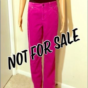 Talbots High-Rise Straight-Leg Cords size 10